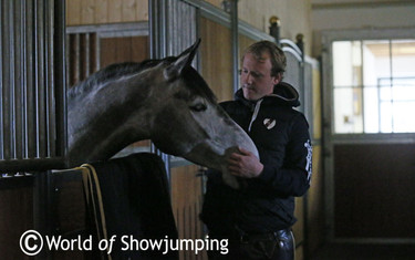 Alex with the pretty Nintender-mare Nicoletta.