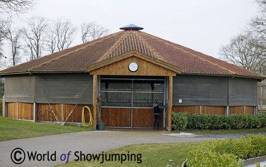 The big walker that also houses a lunge ring inside.