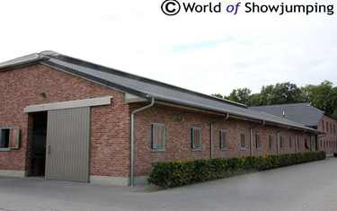 The main stable building.