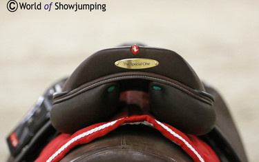 Equipe special made a saddle - The special one - for the Charity Show.