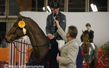 Cameron Hanley in the winner interview.