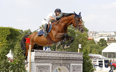 Margie Goldstein-Engle with Royce