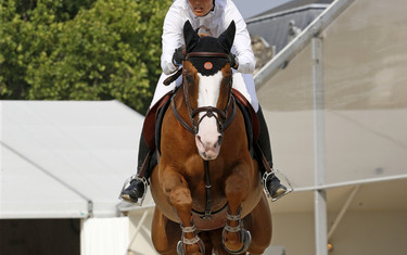 Pilar Cordon with Gribouille du Lys
