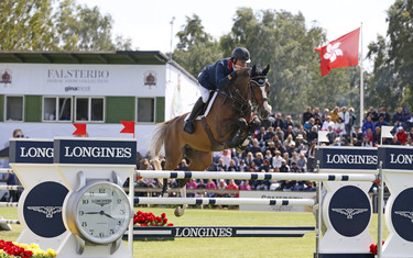 Michael Whiitaker with Calcourt Falklund