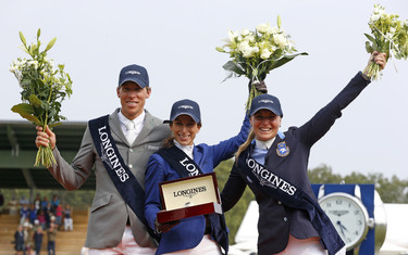 Henrik von Eckermann, Janika Sprunger and Charlotte Mordasini 