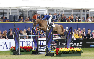 Janika Sprunger with Bonne Chance Cw