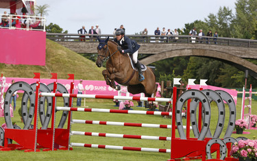 Alexis Borrin with Ruby de la Fosse