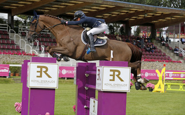 Alexis Borrin with Ruby de la Fosse