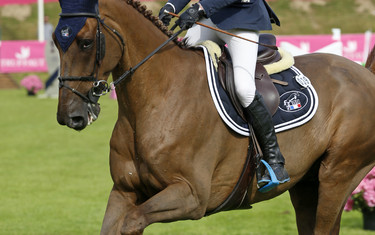Alexis Borrin with Ruby de la Fosse