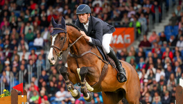 Jens Baackmann and Lorenz 86 win Friday's CSI4* 1.50m SVD Equestrian Prize at Sentower Park