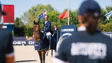 Mathieu Billot and Lord de Muze best in the CSI4* 1.55m Grand Prix Longines Région Normandie in Deauville