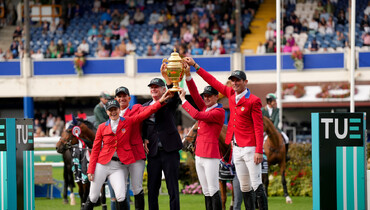 Americans take the Aga Khan in the Nations Cup of Ireland by the Underwriting Exchange