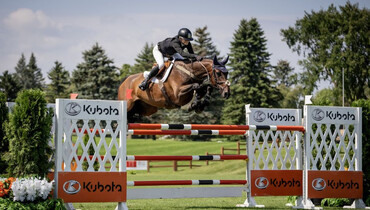 Giavanna Rinaldi rides to victory in Kubota Grand Prix at Major League Show Jumping Ottawa