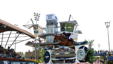 Lorenzo de Luca and Denver de Talma set  hearts racing with a victory in the Longines Global Champions Tour Grand Prix of Valkenswaard