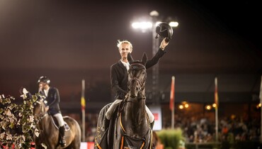 Gilles Thomas and Elfra Van Beek Z best in the CSIO5* 1.50m presented by EquiHome at Brussels Stephex Masters 2024