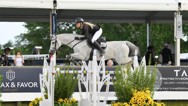 Vanderveen and Bull Run’s Hesed race to the win in $32,000 CSI5* 1.45m two-phase at 2024 Hampton Classic Horse Show