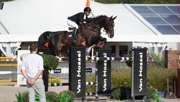 Enjoy de la Mure and Omar Abdul Aziz Al Marzooqi triumph in the FEI Zangersheide Sires of the World in Lanaken