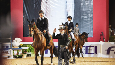 Emanuele Gaudiano and Nikolaj de Music top the CSI4*-W 1.50m Prix De Dakhla in Tetouan