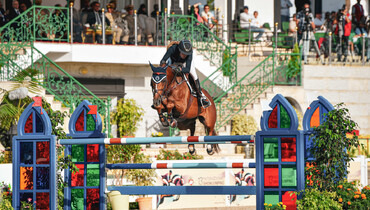 Ines Joly and Pegasus Bandit Savoie best in the CSI4*-W 1.50m World Cup Grand Prix in Tetouan