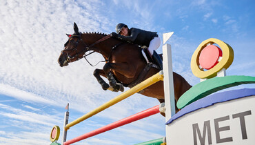 Stephi de Boer and Querida best in the CSI3* CHG Grand Prix at Autumn MET 2024