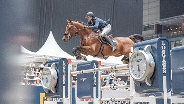 Gregory Wathelet and Bond Jamesbond de Hay open the Longines FEI Jumping World Cup™ WEL-season with a win in Oslo