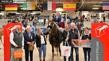 Nicolas Layec and Best of Iscla win Thursday's CSI4* 1.50m Prix France Etalons in Saint-Lô