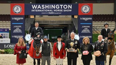 Friday fun for Swail and Mendoza at the 2024 Washington International Horse Show