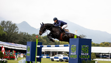 Daniel Deusser and Otello de Guldenboom with Friday's biggest win in Monterrey
