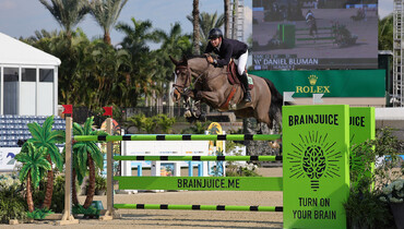 Daniel Bluman and Hummer Z best in $65,000 BrainJuice CSI4* 1.50m Grand Prix qualifier at Wellington International