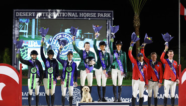 Trelawny Trailblazers top CSI5* MLSJ team competition at Desert Holiday 1