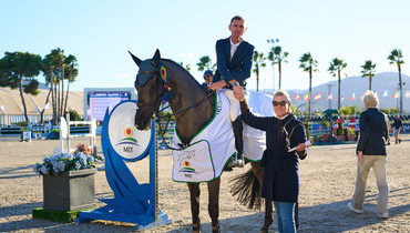 Emiliano Liberati and Aruba Island win the CSI3* Oliva Nova Beach & Golf Resort Grand Prix at Autumn MET 2024