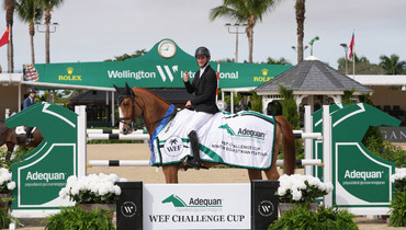 Richard Vogel leads off in Adequan® WEF Challenge Cup premiere round