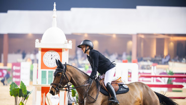 Quick Diamant HR and Millie Allen speed to the win in Thursday's CSI4* 1.45m in Doha