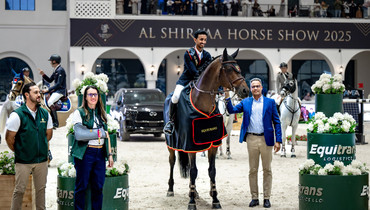 Home win for Omar Abdul Aziz Al Marzooqi and Chacco Bay in the CSI4*-W 1.50m presented by Equitrans at Al Shira’aa International Horse Show