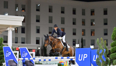 Beat Mändli and Dijon Terdoorn Z take flight in the $120,000 Wheels Up Grand Prix CSI3*