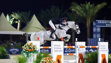 Jos Verlooy is victorious in $200,000 CSI4* American Wild Horse Conservation Grand Prix