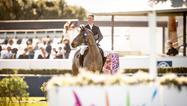 Alain Jufer and Dante MM with Friday's biggest win at Andalucía Sunshine Tour