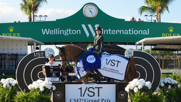 Marilyn Little and Olympic van de Noordheuevel top 1/ST CSI2* Grand Prix at Wellington International