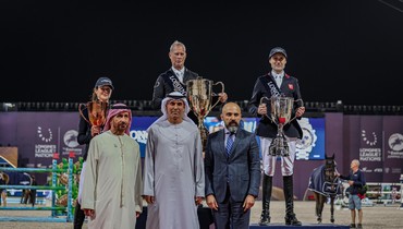 Rolf-Göran Bengtsson and Zuccero HV victorious in CSIO5* 1.60m Emirates Jumping Cup presented by Longines in Abu Dhabi