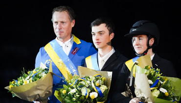 Seppe Wouters and Quito de Mariposa top the podium in CSI4* 1.50m Sires of the World at Zangersheide International