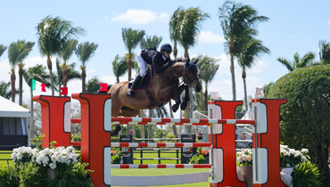 Luis Fernando Larrazabal and Scarlett du Sart Z top Hermès CSI3* 1.50m Classic