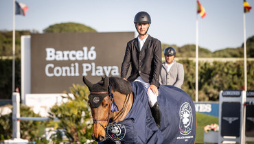 Gilles Thomas and Lavanoche T&L Z top Thursday's CSI4* 1.50m presented by Barceló at the Andalucía Sunshine Tour
