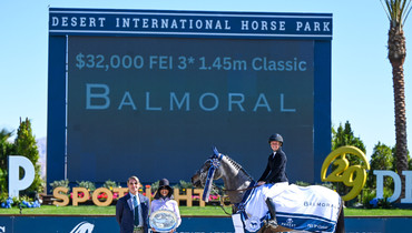 Ali Ramsay and Conrado 12 cruise to victory in $32,000 Balmoral CSI3* 1.45m Classic