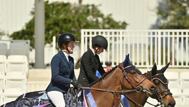 Kara Chad and Sloane Coles share victory in the CSI2* $65,000 Golden Ocala Grand Prix