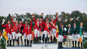 Belgium's young riders take team gold at Lake Arena, while Sweden's Ebba Larsson claims individual gold