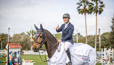 Alvaro Gonzalez De Zarate Fernandez and Casa Diva PS win Friday's CSI4* 1.50m Andalucía Trophy in Vejer de la Frontera