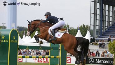The British showjumpers ready for Barcelona