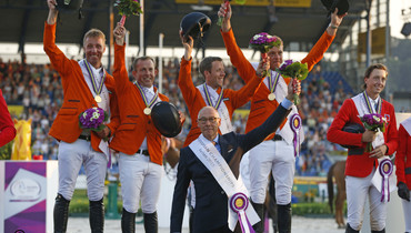 The Netherlands nails it to win team gold in thriller at the European Championships in Aachen