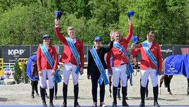 Austria wins the CSIO3* Longines EEF Series qualifier in Gorla Minore