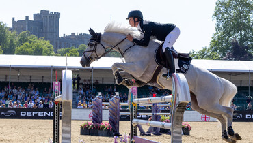 Home win for Jack Whitaker and Valmy de La Lande in the CSI5* 1.55m Defender Stakes at Royal Windsor Horse Show